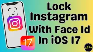 How to Lock Instagram with Face ID on iPhone In iOS -17 | Lock Instagram App on iPhone & iPad (2023)