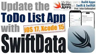 SwiftData! Updating a Simple ToDo List App (Ch. 5 BONUS)