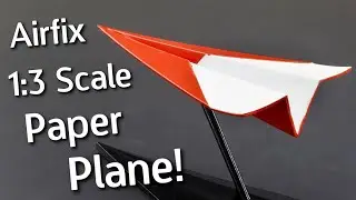 The BEST Airfix Kit? Building The Airfix 1/3 Scale Paper Plane Model Kit! Build & Review