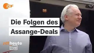 Assange bekennt sich schuldig: Das steckt hinter dem Deal mit den USA | ZDFheute live