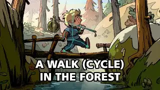 A walk (cycle) in the forest! Kamil Murzyn's used Moho for this inspiring animation