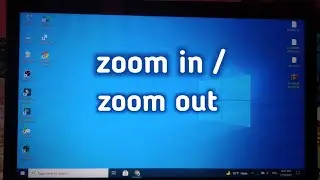 How to zoom in and zoom out laptop screen in laptop screen.