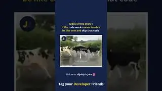 Moral of the story  if the code works never touch it be like cow and skip that code 🤣🤣🤣🤣 | Jobly