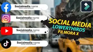 FILMORA X | HOW TO DESIGN ANIMATED SOCIAL MEDIA KIT | 74+ SOCIAL MEDIA EFFECTS FILMORA 10 TUTORIAL