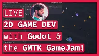 2D Game Dev with Godot: What I did for the GMTK GameJam! 👾🐍🎥 LIVE Coding & Chill 🔴