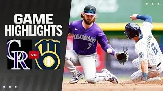 Rockies vs. Brewers Game Highlights (9/8/24) | MLB Highlights