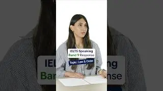 IELTS Band 9 Speaking Part 1 Response | Topic: Crime