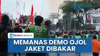 [FULL] Seribu Driver Ojol Demo Tuntut Keadilan, Seragam Gojek Dibakar Sebagai Bentuk Kekecewaan