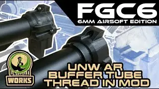 UNW: FGC9 / FGC6 / MKII or MKI thread in AR buffer tube adapter