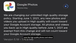 New Google policy 2021 : Google Deletes your Google Photos | Drive