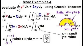 Calculus 3: Green's Theorem (21 of 21) More Examples 4