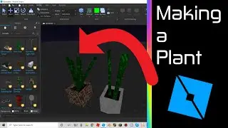 How to make a plant in ROBLOX Studio in 1 minute and 45 seconds