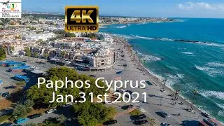 🇨🇾 Paphos Cyprus Aerial Video  | Kato Paphos | 4K Drone Video  ✈️