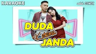 Duda Ketemu Janda - KARAOKE untuk COWOK // Gerry Mahesa ft Lala Widy