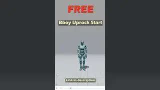Bboy Uprock Start. Free Mixamo animation for Daz Studio's Genesis 9.