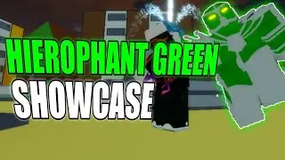 ROBLOX BIZARRE ADVENTURES | HIEROPHANT GREEN SHOWCASE