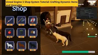 Learn UE5 / Unreal Engine 5 Shop System Tutorial: Crafting Dynamic Items and Upgrades/ UE5 Tutorials