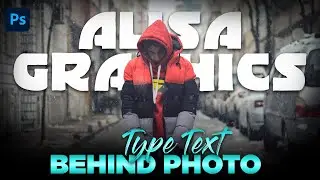 Photoshop Tutorial: How to Place Text Behind an Object in a Photo | Put Text Behind an Object