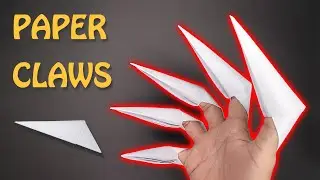 How to make paper claws || Paper craft || Paper plane 286