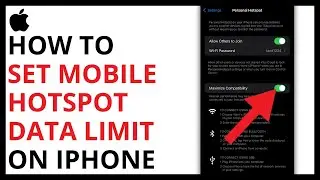 How to Set Mobile Hotspot Data Limit on iPhone [QUICK GUIDE]