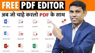 How to free convert PDF to Word, Excel, Jpeg, PNG, | PDF Merge, Split | Everything in one PDF Editor