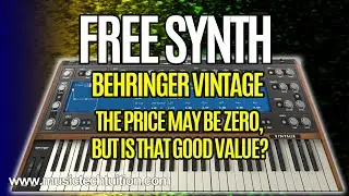 Free Synth: Behringer Vintage.  Is free cheap enough?  I'm not convinced.