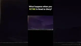 What happens when you retire in Road to Glory in NCAA Football 25?