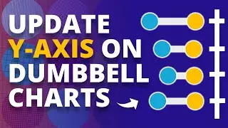 How to Change Y-Axis on Dumbbell Charts in Excel 🔥 [CHART TIPS]