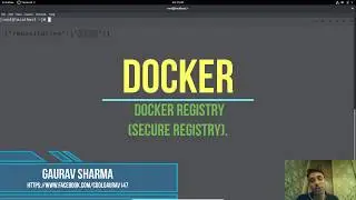 34. Docker (in Hindi) : Docker Registry/Repository (secure)