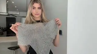 BEST PINK TRANSPARENT FISHNET CLOTHES TRY ON | SEE-THROUGH NO BRA [4K]