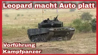 ⚠️Kampfpanzer LEOPARD 2 A7V🇩🇪Vorführung Dynamische WAFFENSCHAU Kyffhäuser-Kaserne⚠️