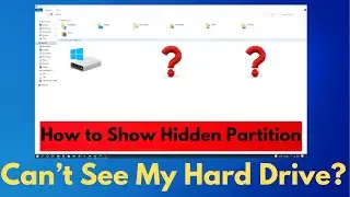 Dont Show Partition On Windows 10