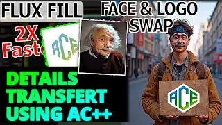 ComfyUI Tutorial : How To Use ACE++ for Face and Logo Swaping #comfyui #comfyuitutorial #ace++