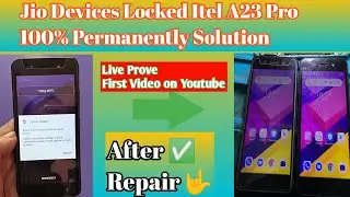 How To Unlock Jio Device Locked Permanently Itel A23 Pro L5006C  A23S Insert A Valid Jio Sim Pandora