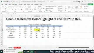 Unable to Remove Cell Highlight Color in Excel (Follow These Steps to Get Out Of It)