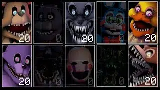 Ultimate Custom Night - Untwisted Animatronics! Awesome mod !