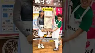P2 I stepped my own udon in this udon school & it tastes super chewy 🍜📍Nakano Udon School Kotohira
