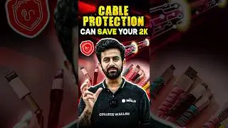 Protect your charger’s cable with cable protector!! #shorts #pwskills #collegewallah