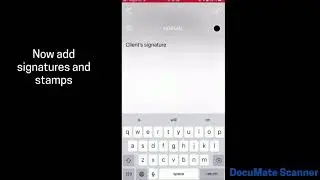 How to sign scanned documents with the DocuMate Scanner app