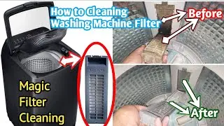 Washing Machine Magic Filter Cleaning|  #MagicFilterCleaning