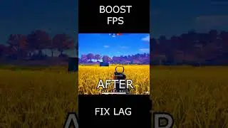 PUBG Boost FPS, Fix STUTTERS, Fix LAG #fixlag #lag