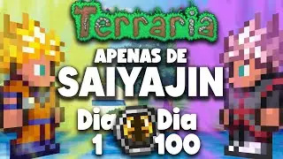 PASSEI 100 DIAS NO TERRARIA APENAS DE SUPER SAYAJIN (MASTER MODE)