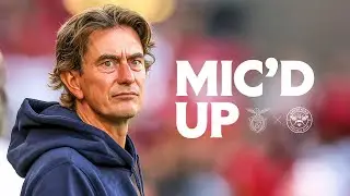 "Smile and enjoy it!" | Thomas Frank Mic'd Up in the Dugout vs Benfica! 🎙️