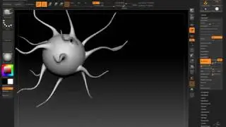 zBrush 4R8 - SnakeHook Brush Test