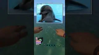 Streamer turns into dolphin in subnautica #shorts