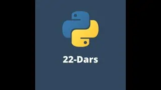 Python dasturlash Tili - #22-Dars.Modullar haqida ni o'rganamiz