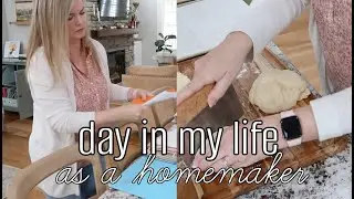 DAY IN MY LIFE AS A HOMEMAKER | new home organization & cooking | simple joy filled living