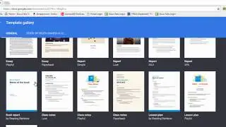 Getting started with Google Docs Part 1