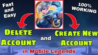 How to DELETE ACCOUNT in Mobile Legends | Create New Account