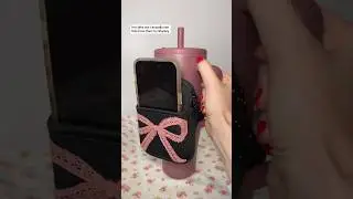 BETTER THAN STANLEY?!🥤🎀 Decorating My BruMate Tumbler! 